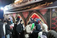 تصاویر/ برپایی موکب نذورات اداره کل حفظ آثار دفاع مقدس استان اردبیل