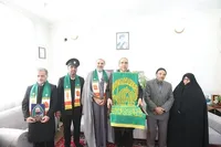 دلجویی خادمان آستان قدس رضوی از خانواده «شهید سلطانی»+ تصاویر