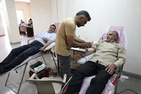 اهدای خون توسط کارکنان دانشگاه شهید باهنر کرمان+تصاویر
