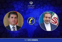 گفت‌وگوی تلفنی وزیر امور خارجه با رئیس اقلیم کردستان عراق