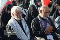تصاویر/ گلباران محل شهادت سه شهید دشتی