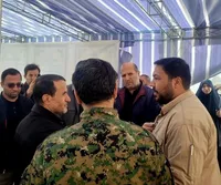 حضور سردار کارگر در مرکز معراج‌ شهدای استان تهران (بهشت زهرا 