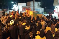 وداع با پیکر مطهر شهید «احمدرضا سلیمانی ساردو» در روستاهای بخش اسماعیلی+تصاویر