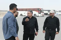 بازدید معاون عمرانی استانداری خوزستان از مرز‌های شلمچه و چذابه
