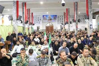 مراسم وداع با رهبر شهید در مسجد امام حسین(ع) بیرجند برگزار شد+ تصاویر