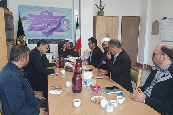 جلسه هماهنگی افتتاح ۲ یادمان شهدای گمنام در اردبیل برگزار شد