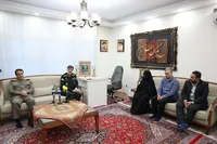 فیلم/ سردار رادان و سردار کارگر با خانواده سپهبد شهید پاکپور دیدار کردند