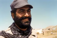 فیلم/ وداع شهید «کلهر» با پیکر مطهر شهید «میررضی»