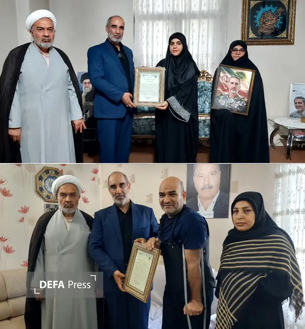 دیدار امیر سرتیپ جهانشاهی با خانواده شهدا
