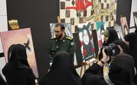 بازدید دبیر ستاد مرکزی راهیان نور از نمایشگاه طرح «نگار» دختران شهید