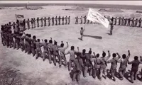 سینه زنی روز اول محرم در جبهه