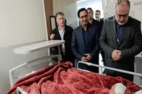 بازدید رئیس‌کل دادگستری کرمانشاه از مجروحان جنگ رمضان