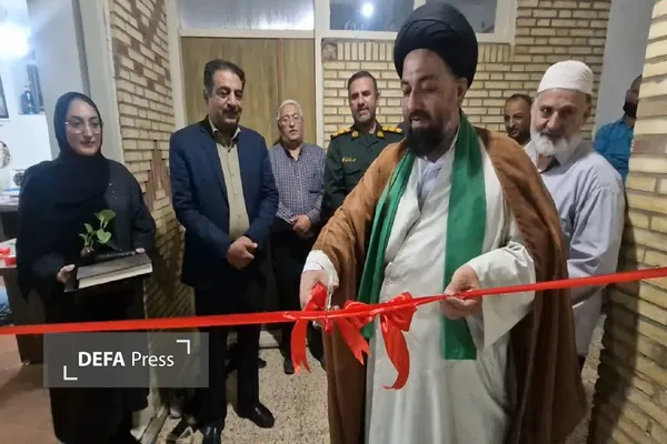 افتتاح نمایشگاه نقاشی با موضوع «شهادت» در زارچ+ تصاویر