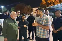 بازدید استاندار خوزستان از بیمارستان شهید بقایی اهواز پس از حمله موشکی دشمن