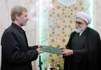 سرلشکر حاتمی خادم بارگاه رضوی شد