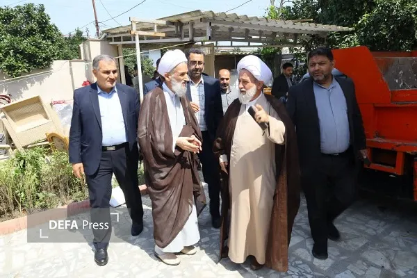 بازدید نماینده ولی فقیه در مازندران از مناطق آسیبدیده بهنمیر بازدید نماینده ولی فقیه در مازندران از مناطق آسیبدیده بهنمیر