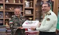 دیدار فرمانده انتظامی خراسان رضوی با فرمانده قرارگاه منطقه‌ای شمال شرق نزاجا