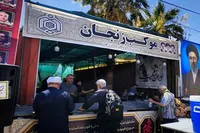 آغاز خدمت‌رسانی موکب شهدای کربلا اوقاف زنجان در مرز خسروی