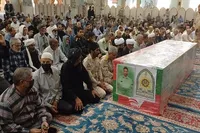 تشییع و خاکسپاری شهید مدافع امنیت علیرضا سنچولی در زابل