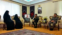 فیلم/ دیدار سردار رادان با خانواده سپهبد شهید حسین سلامی