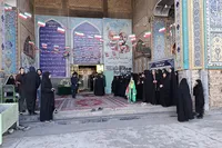 حضور تولیت آستان مقدس علوی در حرم مطهر سبزقبا دزفول+ تصاویر