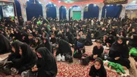 فیلم/همنوایی مادران یزدی با حضرت رباب(س)
