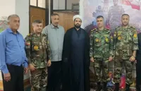 تکریم خانواده شهید ناو گروه دنا در صیدون باغملک
