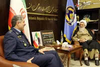 دیدار رئیس سازمان عقیدتی سیاسی آجا با فرمانده نهاجا