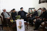 دیدار حجت‌الاسلام سیدحسن خمینی با خانواده شهید سپهبد موسوی