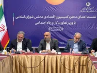 بررسی تغییر عدد و رقم کالابرگ در نشست کمیسیون اقتصادی مجلس و وزیر کار