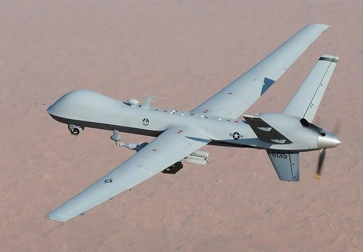 Уничтожение беспилотника MQ-9 в небе над провинцией Хормозган
