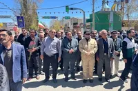 تشییع پیکر مطهر شهید «ماهان خوارزمی» در کرمان