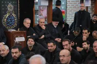 تصاویر/ پزشکیان میهمان ویژه عاشورائیان تبریز