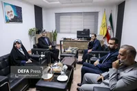 «حسن عبدلیان‌پور» از خبرگزاری دفاع مقدس بازدید کرد