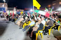 گرامیداشت شهدای اقتدار ایران در مقتل الشهدای ۱۸ دی قزوین برگزار شد