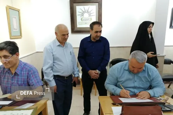 هم‌نویسی هنرمندان خوشنویس مشهد