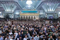 تجدید میثاق با امامین انقلاب و بیعت با حضرت آیت‌الله سید مجتبی خامنه‌ای+ فیلم