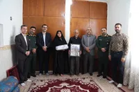 در تکریم پاسداشت ایثارگران؛ تقدیم اسناد هویت شهید مهدی عالی به خانواده شهید