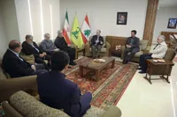 حضور اعضای کمیسیون امنیت ملی مجلس در دفتر حزب‌الله لبنان در تهران