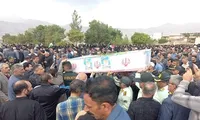 تشییع پیکر گروهبان یکم امیررضا فریادرس در لرستان