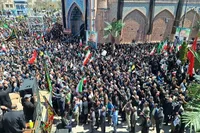 فیلم/ سنگ تمام اردبیلی‌ها در چهلم رهبر شهید