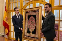دیدار سفیر قرآن جمهوری اسلامی ایران با سفیر اسپانیا