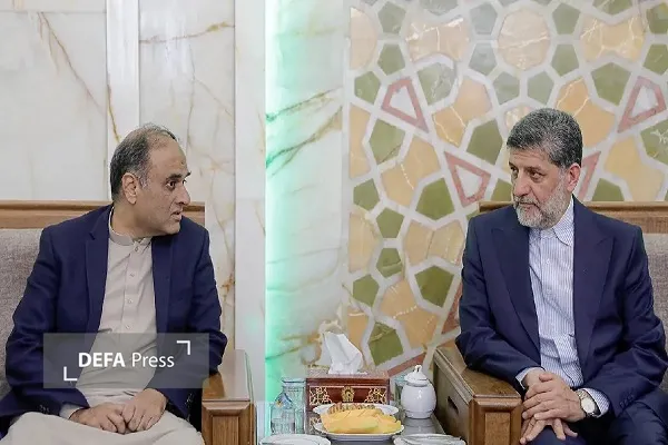 قائم‌مقام تولیت آستان قدس رضوی با سفیر جدید پاکستان دیدار کرد