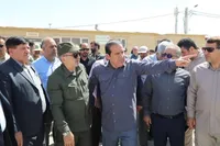 تصاویر/ بازدید مسئولین ایلام از پایانه شهید سلیمانی در مرز مهران