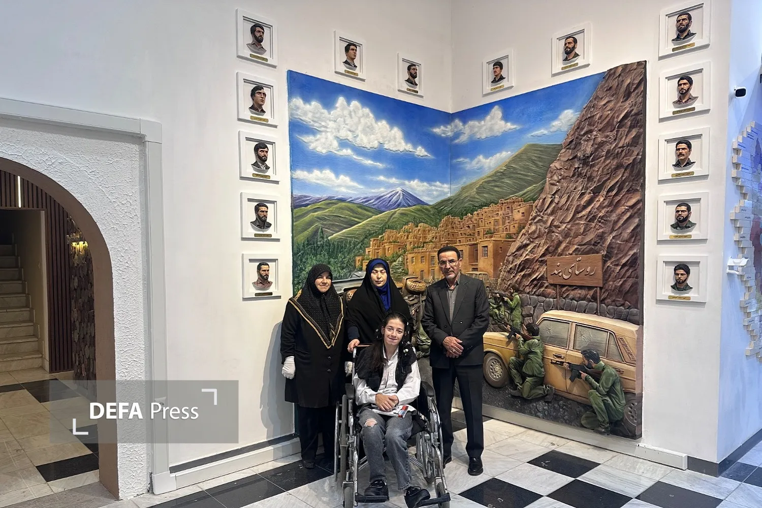 تصاویر/ بازدید اعضای کانون ناشنوایان آذربایجان‌غربی از موزه دفاع مقدس و مقاومت استان