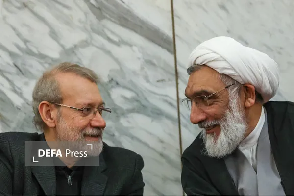 پورمحمدی و لاریجانی در یک قاب