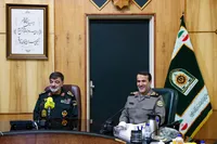 سردار کارگر به دیدار سردار رادان رفت