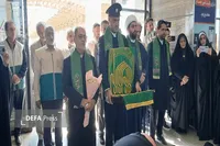 تصاویر/ کاروان زیر سایه خورشید به کرمانشاه رسید