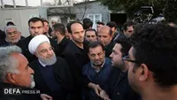صدر حسن روحانی کا سیلاب زدہ علاقوں کا دورہ