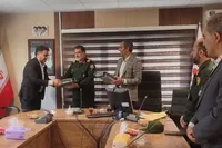 تجلیل سرپرست اداره‌کل بهزیستی استان همدان از سردار بهاریان + تصاویر